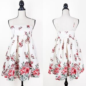 🦋LAST🦋 NWT Storia Strappy Floral Burnout Baby Doll Mini Dress, Size Medium